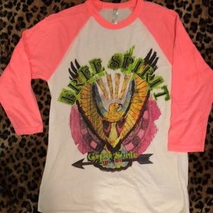 Free Spirit baseball Graphic tee